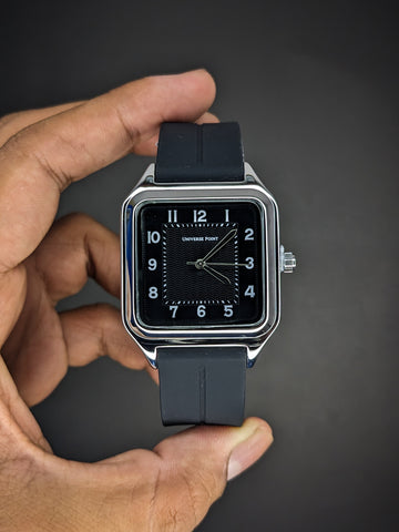 Universe Point Magnetic Watch - Black & Silver