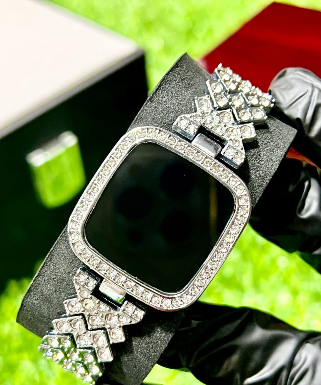 LADIES LED STONE SQUARE