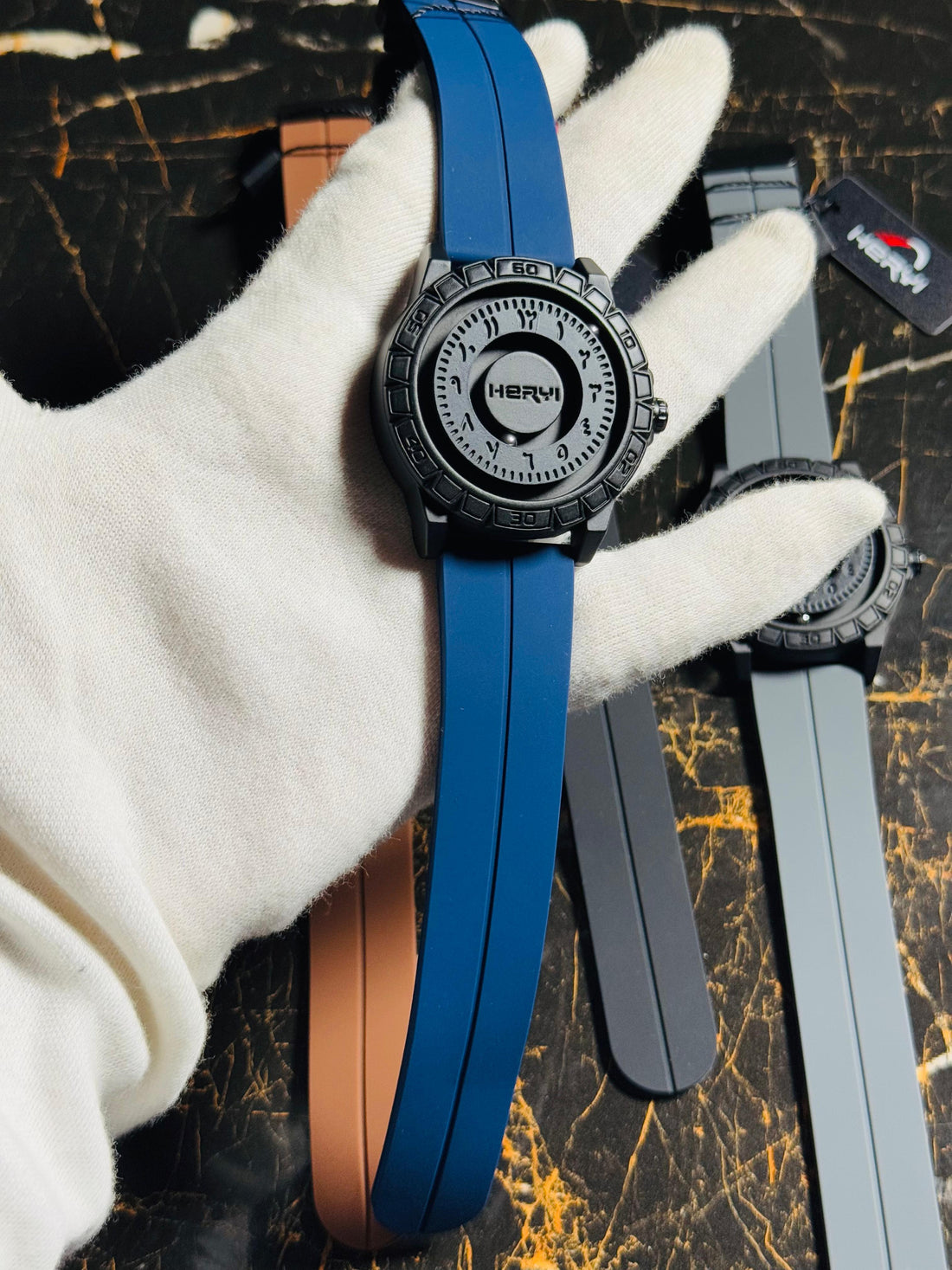 Hervi Silicon Strap Watch – Magnetic Lock Watch