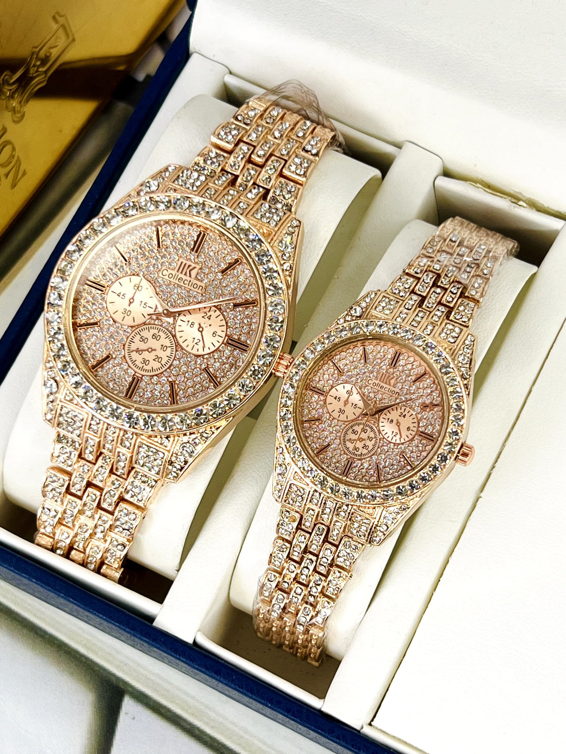 Couple Luxury Two Tone Watch